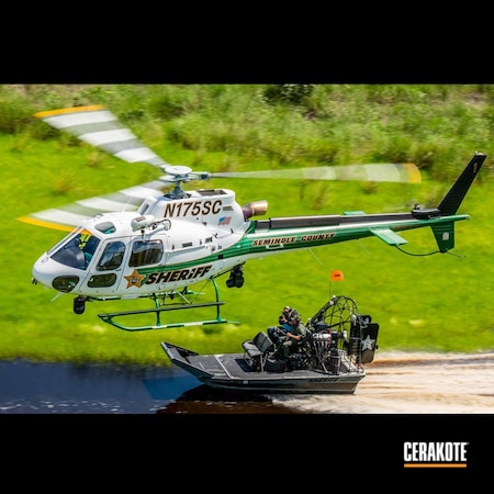Powder Coating: CERAKOTE GLACIER BLACK C-7600,Aerospace Parts,Aerospace and Aviation,More Than Guns,Helicopter