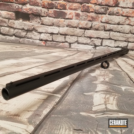 Powder Coating: Graphite Black H-146,Barrel,Remington