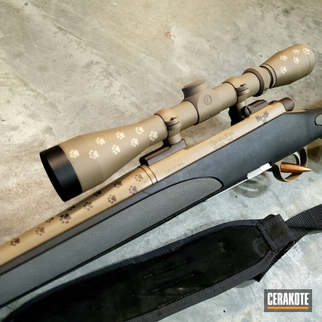 Cerakoted Personalized Remington 700 Bolt Action Rifle