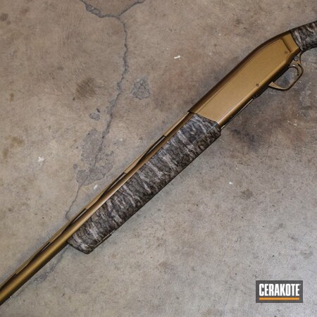 Powder Coating: Maxus,Burnt Bronze H-148,Browning,Duck Gun