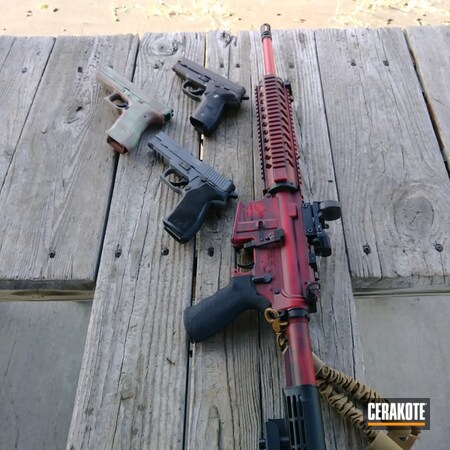 Powder Coating: Glock,Zombie Green H-168,Sig Sauer,Armor Black H-190,USMC Red H-167,Tactical Rifle,Robin's Egg Blue H-175,AR-15,Pistols