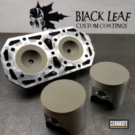 Powder Coating: PISTON COAT (Oven Cure) V-136,Cylinder Head,More Than Guns,Pistons