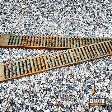Cerakoted Six Foot Long Equipment Grates Coated With Cerakote C-series