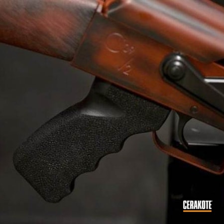 Powder Coating: Graphite Black H-146,AK-47,Distressed,FIREHOUSE RED H-216,AK Rifle