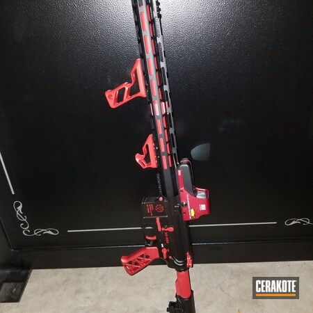 Powder Coating: Graphite Black H-146,Two Tone,Tactical Rifle,FIREHOUSE RED H-216,Ruger