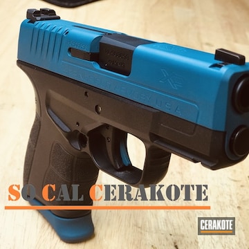 Cerakoted Springfield Xd-9 Handgun With Cerakote H-401