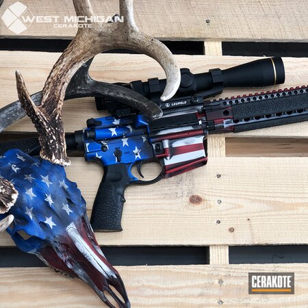 Powder Coating: Deer Skull,NRA Blue H-171,Custom Mix,Tactical Rifle,American Flag,FIREHOUSE RED H-216,Daniel Defense,Stars and Stripes,Freedom Friday,Distressed American Flag