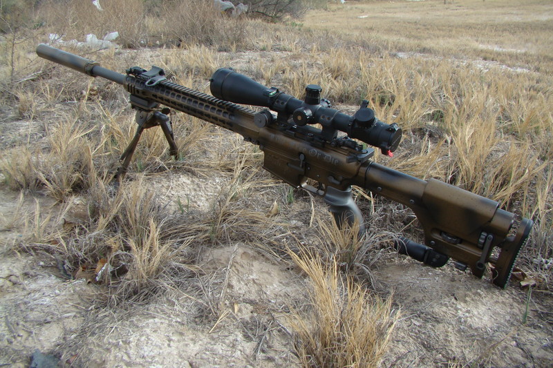 Dpms Cut Custom DPMS Rifle finished with Cerakote H-146, H-148 and H-237 by ...