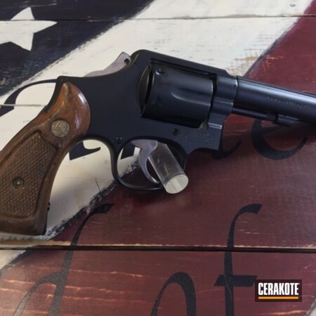 Powder Coating: Graphite Black H-146,Smith & Wesson,Revolver,38 Special,Smith & Wesson 38 Special Revolver