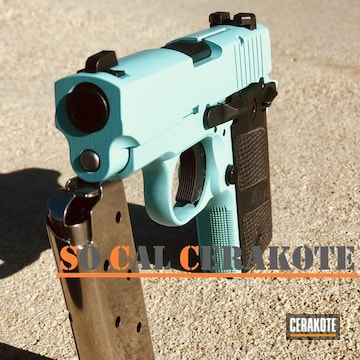 Cerakoted Sig Sauer P238 Handgun Finished With Cerakote H-175
