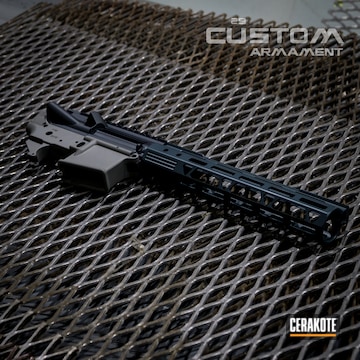 Cerakoted Upper / Lower / Handguard Finished With Cerakote H-402, H-214 And H-184