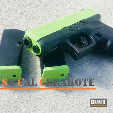 Cerakoted Glock 26 Handgun Finished With Cerakote H-168
