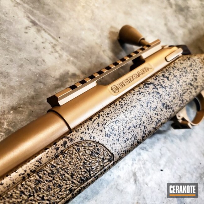 Cerakoted Bergara Hmr Bolt Action Rifle With Cerakote H-225