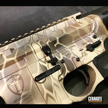 Powder Coating: Crusader,Desert Sage H-247,Spike's Tactical,Dragon Scale Camo,MAGPUL® O.D. GREEN H-232,Camo,Federal Brown H-212,AR-15,Spikes Tactical Reciever,Kryptek