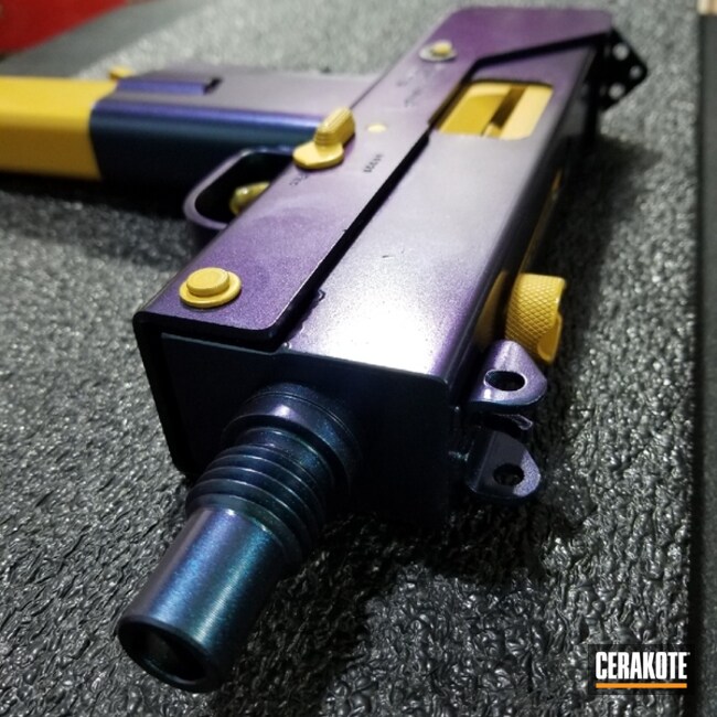 Cerakoted Cerakote And Gun Candy Finish On This Mac11 Smg