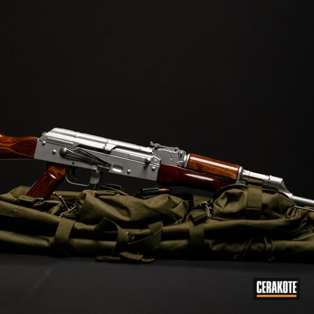 Powder Coating: Gloss Black H-109,Shimmer Aluminum H-158,AK Rifle