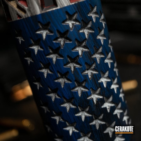 Powder Coating: Snow White H-136,NRA Blue H-171,Gold H-122,We the people,American Flag,FIREHOUSE RED H-216,Handguard