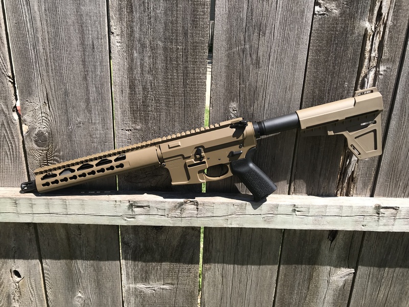 Cerakote Graphite Black and Springfield FDE finish on this Aero ...
