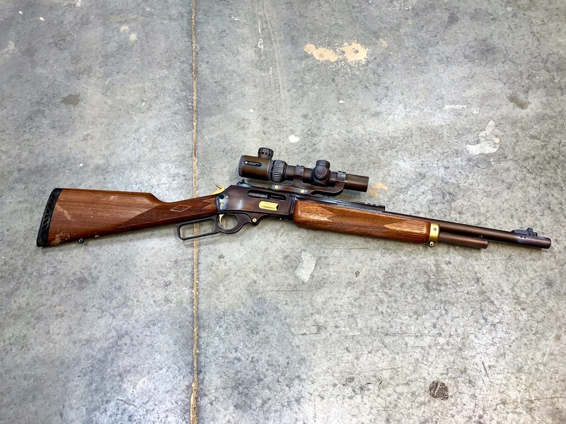 Patina Distressed Lever Action Rifle by Web User | Cerakote