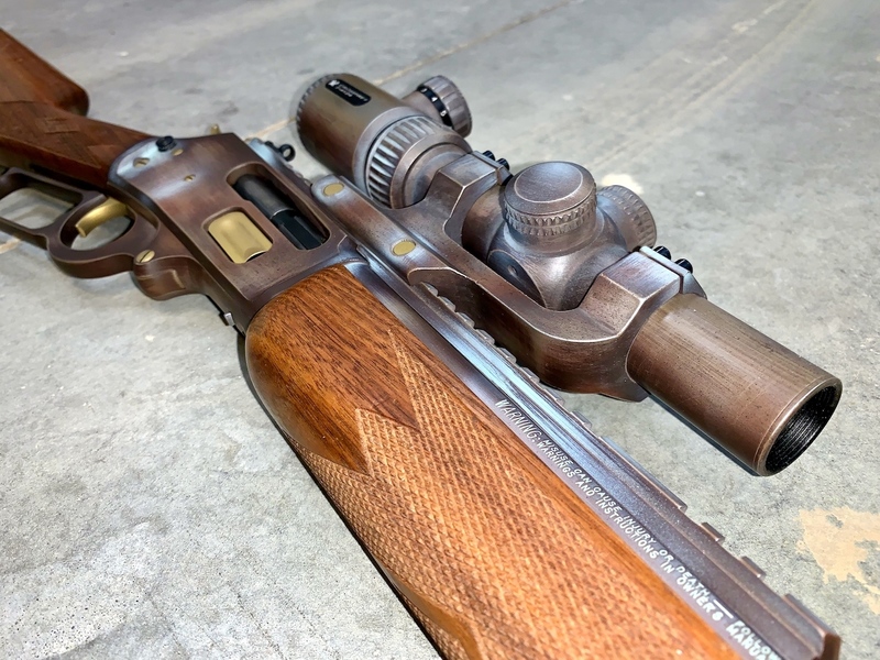 Distressed Rifles Patina Distressed Lever Action Rifle by Web User | Cerakote
