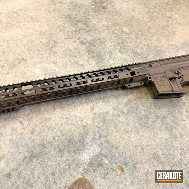 Cerakoted Ar Parts In Magpul Fde And Graphite Black
