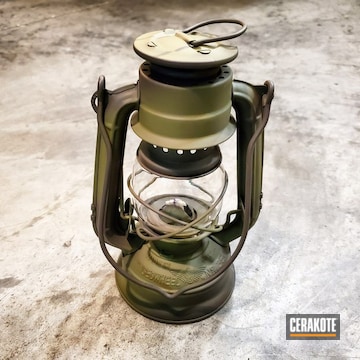 Cerakoted Oil Lamp Restoration