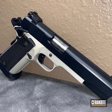 Powder Coating: Bright Nickel H-157,1911,Handguns,Pistol,SOCOM BLUE  H-245