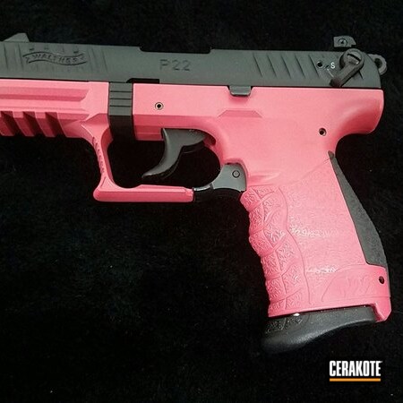Powder Coating: Custom Mix Pink,Ladies,Pistol,Walther,Prison Pink H-141