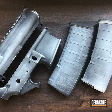 Powder Coating: Distressed,Snow White H-136,Armor Black H-190,Magazine,Gun Parts