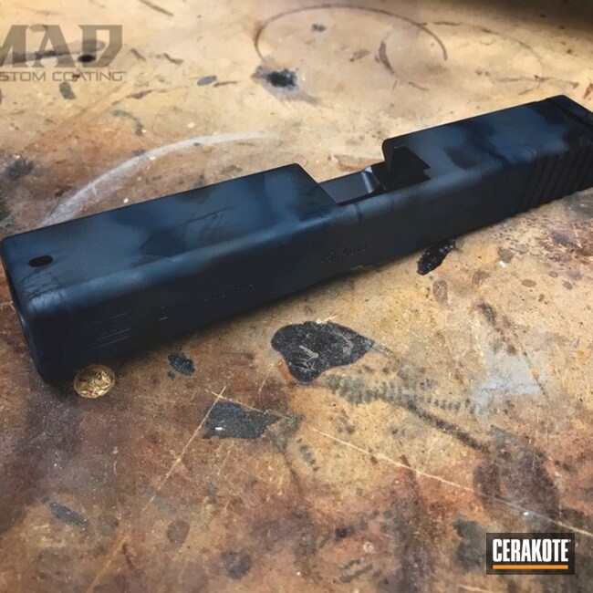 Cerakoted Glock Slide With A Custom Camo Finish