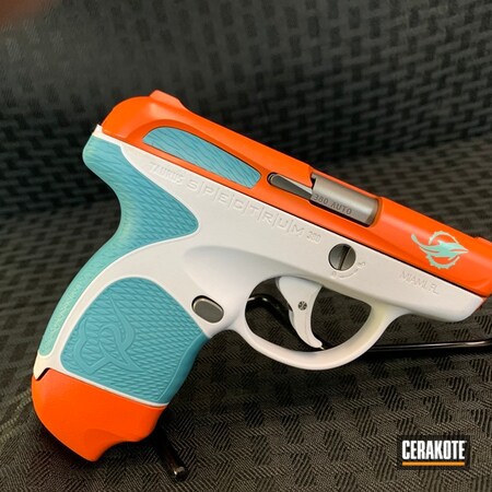 Powder Coating: Hunter Orange H-128,Graphite Black H-146,Pistol,Robin's Egg Blue H-175,Taurus,Taurus Spectrum