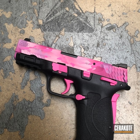 Powder Coating: Smith & Wesson,Bazooka Pink H-244,Ladies,SIG™ PINK H-224,Pistol,.380,MultiCam,Bright Purple H-217,Pink MultiCam,Smith & Wesson M&P Shield EZ,Prison Pink H-141,380EZ