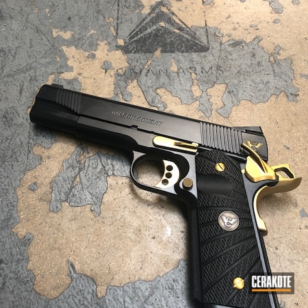 Powder Coating: BLACKOUT E-100,1911,Tactical Supergrade,Handguns,Pistol,Wilson Combat