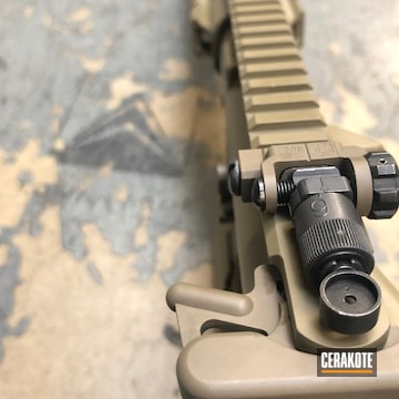 Cerakoted M4a1 With Coyote Tan And Magpul Fde