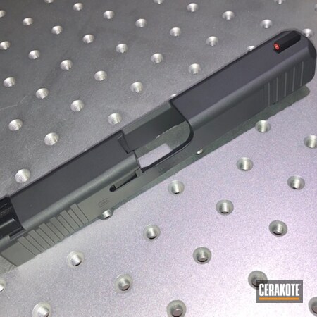 Powder Coating: Slide,Glock,Pistol,Glock 48,Sniper Grey H-234