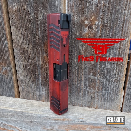 Powder Coating: Graphite Black H-146,Distressed,Pistol,Red Raiders,Springfield XD,Texas Tech,Springfield Armory,FIREHOUSE RED H-216,Battleworn,College Theme,Springfield XDM