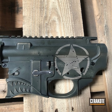 Cerakoted H-146 Graphite Black, H-232 Magpul O.d. Green And H-235 Coyote Tan
