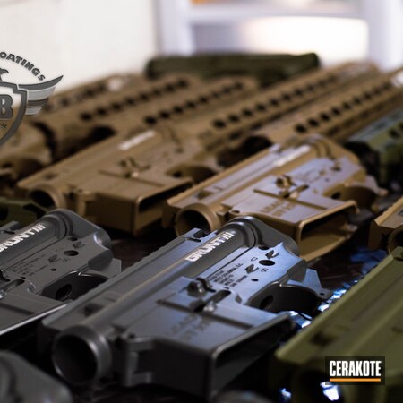 Powder Coating: Production Run,Sniper Green H-229,Factory Finish,Leadstar Arms,Upper / Lower,MAGPUL® FLAT DARK EARTH H-267