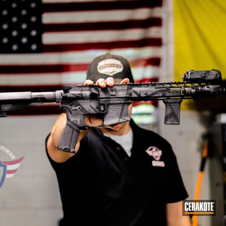 Powder Coating: Graphite Black H-146,AR Pistol,Noveske,Custom Mix,Architectural Urban Camo,Tactical Rifle,AR-15