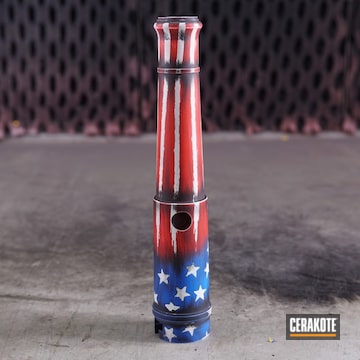 Cerakoted Cerakoted Cannon With An American Flag Finish
