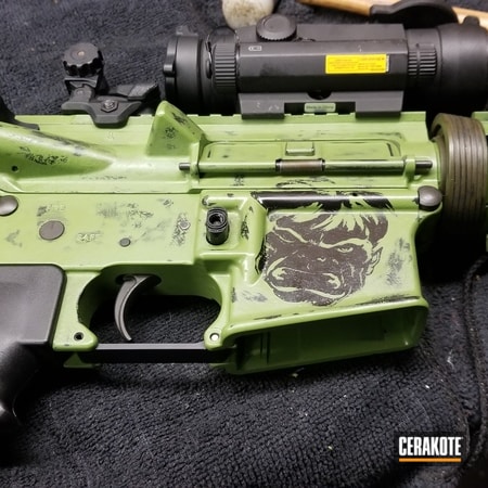 Powder Coating: Zombie Green H-168,Armor Black H-190,Tactical Rifle,Hulk