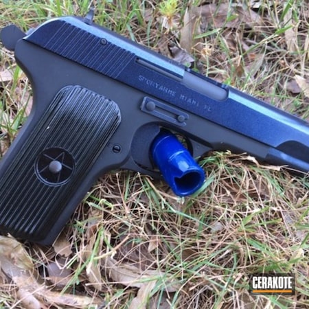 Powder Coating: 9mm,Graphite Black H-146,Norinco,GunCandy,Pistol,Chinese,Model 213,GunCandy Blue Steel