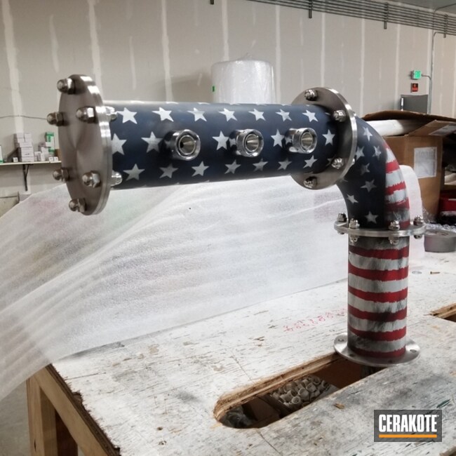 Cerakoted American Flag Themed Finish On This Custom Beer Tower