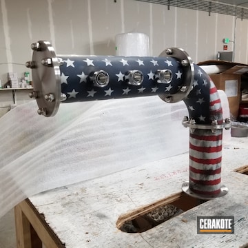 Cerakoted American Flag Themed Finish On This Custom Beer Tower
