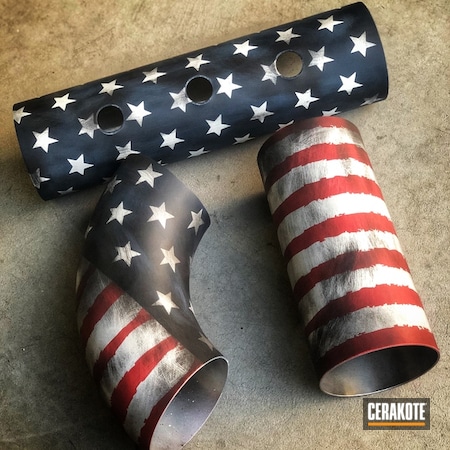 Powder Coating: Beer,KEL-TEC® NAVY BLUE H-127,Stormtrooper White H-297,Pipes,American Flag,Beer Tower,FIREHOUSE RED H-216,More Than Guns