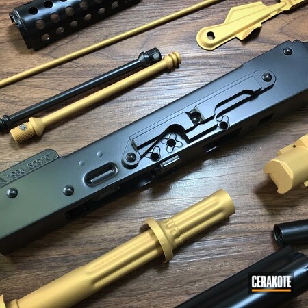 Powder Coating: BLACKOUT E-100,Gold H-122,Gun Parts