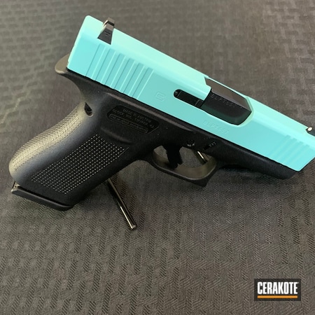 Powder Coating: Glock,G-43X,Glock 43X,Robin's Egg Blue H-175