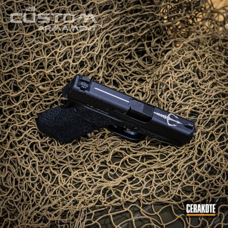 Powder Coating: Glock 43,Glock,Handguns,Pistol,Armor Black H-190,MATTE ARMOR CLEAR H-301,Custom