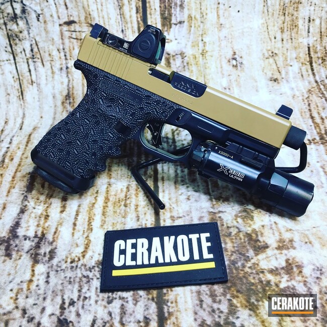 Cerakoted Glock 19 Cerakoted With E-110 And E-190