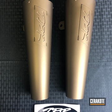 Cerakoted Cerakoted Two Brothers Motorcycle Exhaust